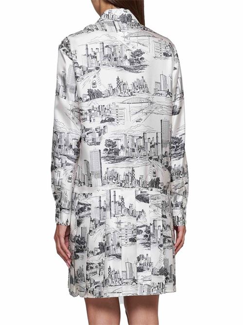 Printed twill shirt dress Max Mara | 2426226081600.001